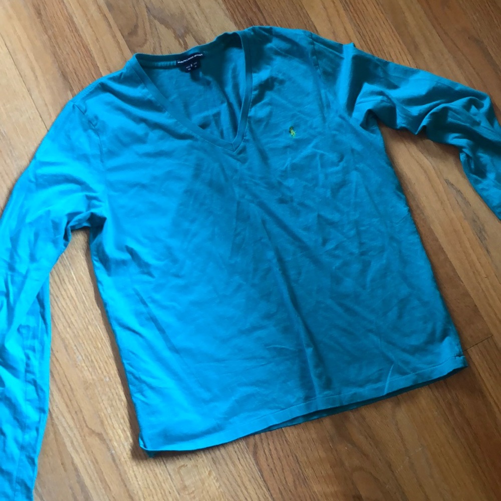 Women’s XL teal Ralph Lauren Polo Sport Shirt